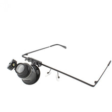 Load image into Gallery viewer, 20X Glasses Type Watch Repair Magnifier with LED Light, 9892A