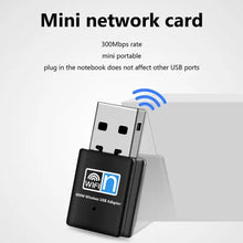 Load image into Gallery viewer, 300Mbps Wireless 802.11N USB Network Nano Card Adapter, Card Adapter