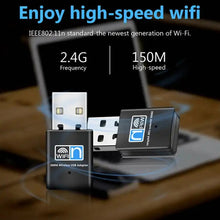 Load image into Gallery viewer, 300Mbps Wireless 802.11N USB Network Nano Card Adapter, Card Adapter