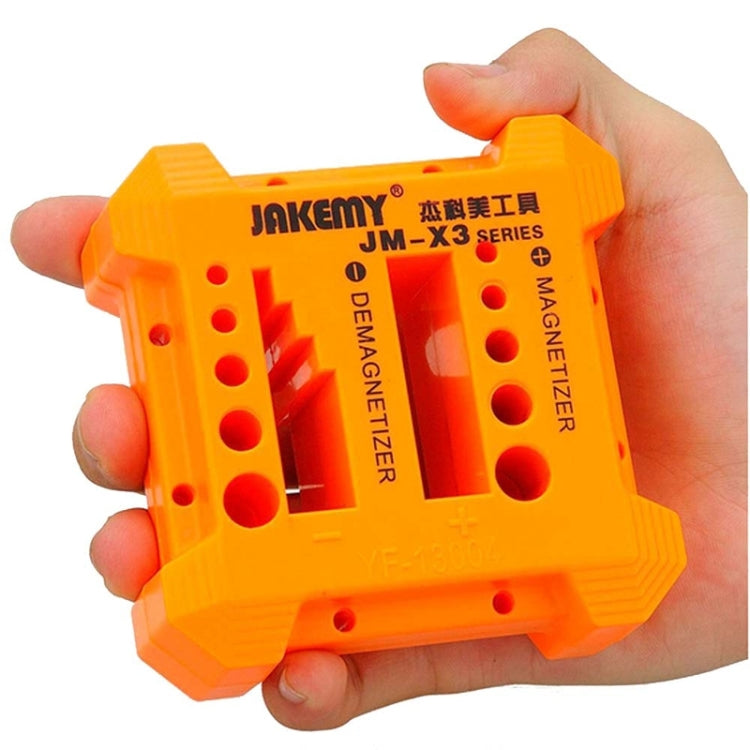 JAKEMY JM-X3 Magnetizer/Demagnetizer with Screwdriver Holes, Size: Large