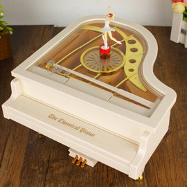 Mechanical Classical Ballerina Girl Dancer the Piano Music Box