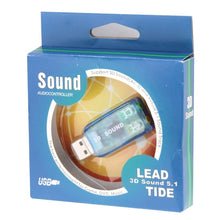 Load image into Gallery viewer, USB DSP 5.1 External Sound Card Adapter Mono Channel (Color random delivery)