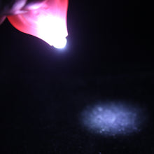 Load image into Gallery viewer, Mini LED Flashlight, White Light, Pink, Transparent, Yellow, Blue, Black