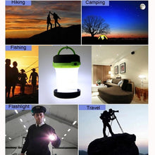 Load image into Gallery viewer, Retractable LED 3-Mode Lantern Light Tent Lamp