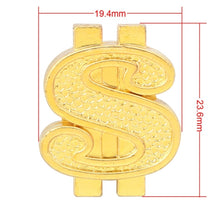 Load image into Gallery viewer, Universal 8mm Dollar Style Plastic Car Tire Valve Caps, Pack of 4, Dollar Style
