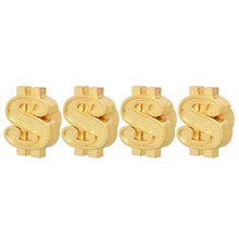 Load image into Gallery viewer, Universal 8mm Dollar Style Plastic Car Tire Valve Caps, Pack of 4, Dollar Style