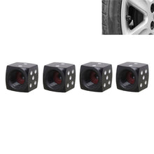 Load image into Gallery viewer, Universal 8mm Dice Style Aluminium Alloy Car Tire Valve Caps, Pack of 4, Dice Style, Dice Shape 5, Dice Style 5, Dice Style  5, Dice Style 4