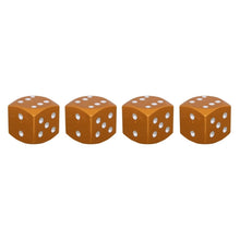 Load image into Gallery viewer, Universal 8mm Dice Style Aluminium Alloy Car Tire Valve Caps, Pack of 4, Dice Style  5, Dice Style 4, Dice Style, Dice Shape 5, Dice Style 5