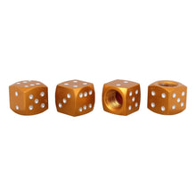 Load image into Gallery viewer, Universal 8mm Dice Style Aluminium Alloy Car Tire Valve Caps, Pack of 4, Dice Style  5, Dice Style 4, Dice Style, Dice Shape 5, Dice Style 5