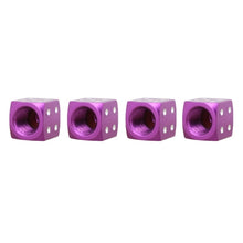 Load image into Gallery viewer, Universal 8mm Dice Style Aluminium Alloy Car Tire Valve Caps, Pack of 4, Dice Style, Dice Shape 5, Dice Style 5, Dice Style  5, Dice Style 4
