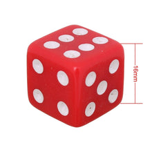 Load image into Gallery viewer, Universal 8mm Dice Style Plastic Car Tire Valve Caps, Pack of 4, Dice Shape 3 Magenta, Dice Shape 3, Dice Style 3