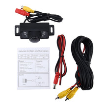 Load image into Gallery viewer, 7 LED IR Infrared Waterproof Night Vision Rear View Camera for Car GPS, Wide viewing angle: 170 degree (DM320P), DM320P