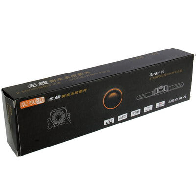 6 LED IR Infrared Waterproof Night Vision Wireless License Plate Frame Astern Backsight Rear View Camera , Support Installed in Car DVD Navigator or Car Monitor , Wide Viewing Angle: 140 degree (WD001), WD001