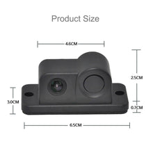 Load image into Gallery viewer, 2 in 1 Mini 160 Degrees View Angle Car Rear View Reverse Backup Car Camera with Parking(Black), 2 in 1