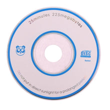 Load image into Gallery viewer, 8cm Blank Mini CD-R, 225MB/25mins, 100 pcs in one packaging,the price is for 100 pcs
