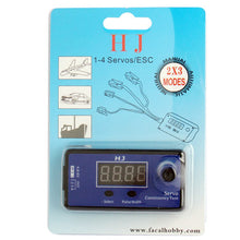 Load image into Gallery viewer, HJ Digital Servo Tester / ESC Consistency Tester for R/C Helicopter, HJ Digital Servo Tester
