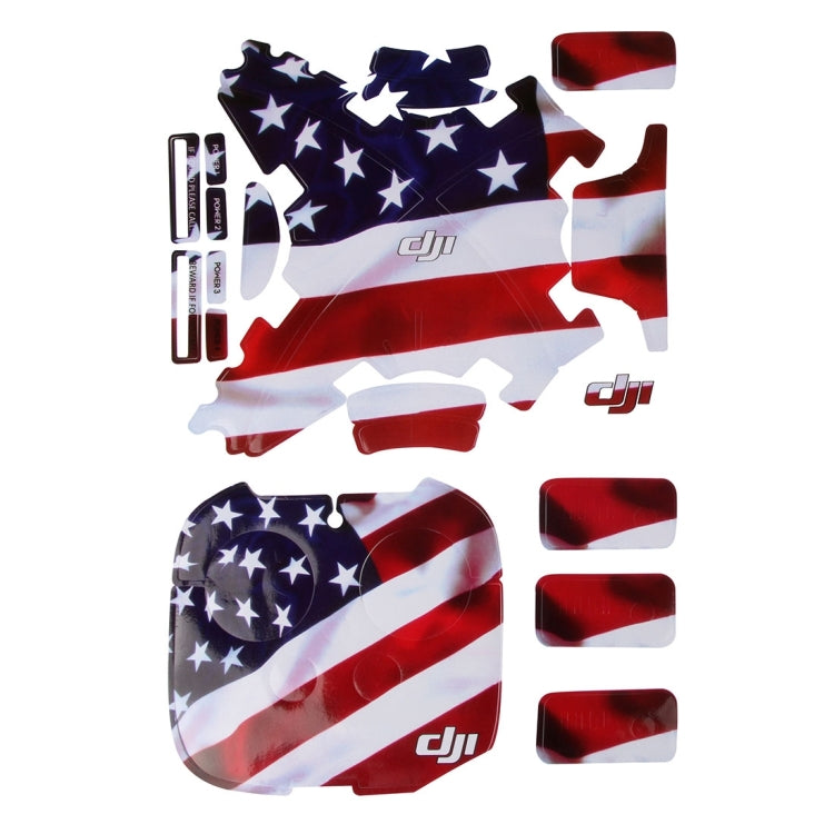 4D Imitation Carbon Fiber PVC Water Resistance Sticker Kit for DJI Phantom 3 Quadcopter & Remote Controller & Battery