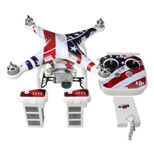 Load image into Gallery viewer, 4D Imitation Carbon Fiber PVC Water Resistance Sticker Kit for DJI Phantom 3 Quadcopter &amp; Remote Controller &amp; Battery