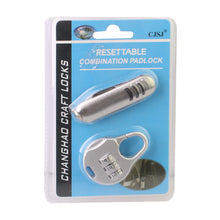 Load image into Gallery viewer, 3 Digits Portable Mini Combination Lock / Tool Knife, Combination Lock