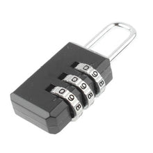 Load image into Gallery viewer, 3 Digit Resettable Combination Security Travel Lock, 3 Digit ResettableLock