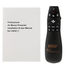 Load image into Gallery viewer, 2.4G Wireless Presenter Laser Pointer Fly Mouse Rii Professional Air Mouse R900 for HTPC / Android TV BOX / PS3 / XBOX360 / Tablet PC (K14 R900), K14 R900
