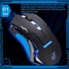 Load image into Gallery viewer, T7 Wired 3 Color Changeable 1200 DPI 1600DPI 2400DPI Gaming USB Optical Mouse, T7