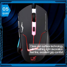 Load image into Gallery viewer, T7 Wired 3 Color Changeable 1200 DPI 1600DPI 2400DPI Gaming USB Optical Mouse, T7
