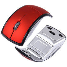 Load image into Gallery viewer, Wireless 2.4GHz 800-1200-1600dpi Snap-in Transceiver Folding Wireless Optical Mouse / Mice, 2.4GHZ (Black), 2.4GHZ (Blue), 2.4GHZ (Red)