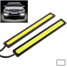 Load image into Gallery viewer, 2 x 6W DIY White LED Daytime Running Light / DRL Lamp, Length: 17cm, Length: 17cm(Silver), Length: 17cm(Black)