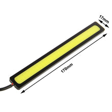 Load image into Gallery viewer, 2 x 6W DIY White LED Daytime Running Light / DRL Lamp, Length: 17cm, Length: 17cm(Silver), Length: 17cm(Black)