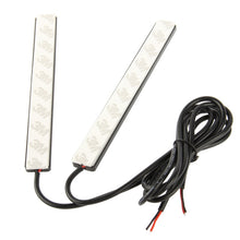 Load image into Gallery viewer, 2 x 6W DIY White LED Daytime Running Light / DRL Lamp, Length: 17cm, Length: 17cm(Silver), Length: 17cm(Black)