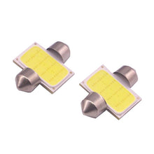 Load image into Gallery viewer, 2 PCS 31mm 1.5W 80LM White Light 1 COB LED License Plate Reading Lights Car Light Bulb, 31mm