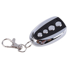 Load image into Gallery viewer, 433MHz 12V Metal 4 Keys Duplicator Remote Control (Black + Silver), 433MHz 4 Keys Duplicator