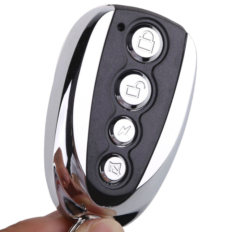 433MHz 12V Metal 4 Keys Duplicator Remote Control (Black + Silver), 433MHz 4 Keys Duplicator