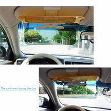 Load image into Gallery viewer, 2 in 1 HD Car Anti-Glare Dazzling Goggle Day Night Vision Driving Mirror Sun Visors, Sun Visors