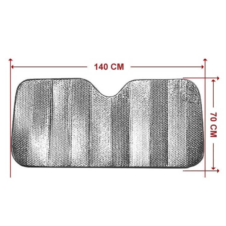 Foldable Car Back Windshield Sunscreen Foil, 140 x 70cm