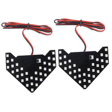 Load image into Gallery viewer, Universal Amber Sequential Blue 33 LED 3528 SMD Arrows Light for Car Side Mirror Turn Signal , S-CMS-0160BE, S-CMS-0160R, S-CMS-0160Y