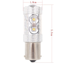 Load image into Gallery viewer, 1156/BA15S 50W 750LM 6500K White Light 10-3535-LEDs Car Backup light , Constant Current , DC12-24V, 1156 50W