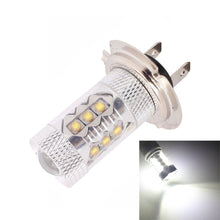 Load image into Gallery viewer, H7 80W 800LM 6500K White Light 16-3535-LEDs Car Foglight , Constant Current , DC12-24V, H7