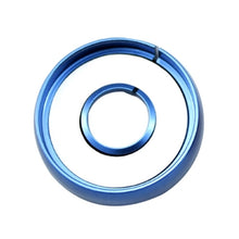 Load image into Gallery viewer, Aluminum Alloy Ignition Key Ring for AUDI A1 &amp; A3 &amp; A4L &amp; TT, VW, POLO, Inside Diameter: about 14cm, Random Color Delivery, For AUDI A1 &amp; A3 &amp; A4L &amp; TT, VW, POLO