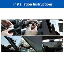 Load image into Gallery viewer, Retractable Car Window Sun Shade for Automobile Front Windshield, Size: 125cm x 58cm, Random Color Delivery, 125cm x 58cm