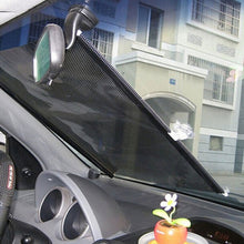 Load image into Gallery viewer, Retractable Car Window Sun Shade for Automobile Front and Back Windshield, Size: 125cm x 50cm, Random Color Delivery, 125cm x 50cm