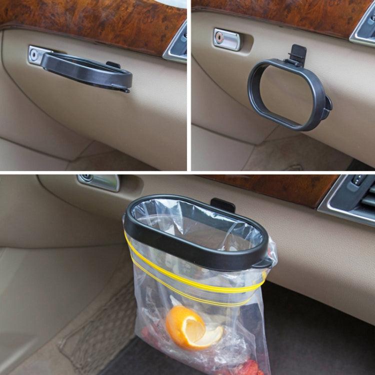 Portable Car Rubbish Bag Holder Storage Bucket Storage Rack, Car Rubbish Bag Holder