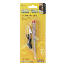 Load image into Gallery viewer, Auto Detection Repair Tools Alligator Clip Car Voltage DC 6-24 Volt Circuit Tester Pen, STDZ-525-C