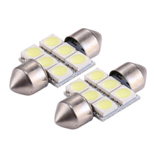 Load image into Gallery viewer, 2 PCS 31mm Super White 6 LED Car Bulb Reading Light, 31mm