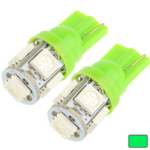 Load image into Gallery viewer, T10 5 LED 5050 SMD Car Signal Light Bulb, Pair, Pair, Red, Pair, Pink, Pair,Blue, Pair, Green, Pair, Yellow