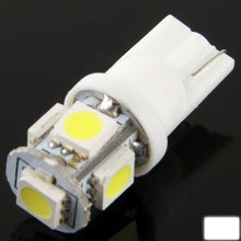 Load image into Gallery viewer, T10 5 LED 5050 SMD Car Signal Light Bulb, Pair, Pair, Red, Pair, Pink, Pair,Blue, Pair, Green, Pair, Yellow
