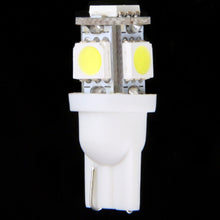 Load image into Gallery viewer, T10 5 LED 5050 SMD Car Signal Light Bulb, Pair, Pair, Red, Pair, Pink, Pair,Blue, Pair, Green, Pair, Yellow