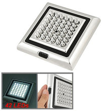 Load image into Gallery viewer, High Power Car Indoor 42 LED 3 Sections Switch Lamp Light, DC 12V（White Light), 42 LEDs