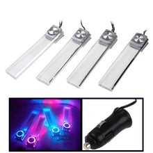 Load image into Gallery viewer, 4X Car Illumination Blue Light LED Dash Decoration Lamp, Car LED Dash Decoration Lamp